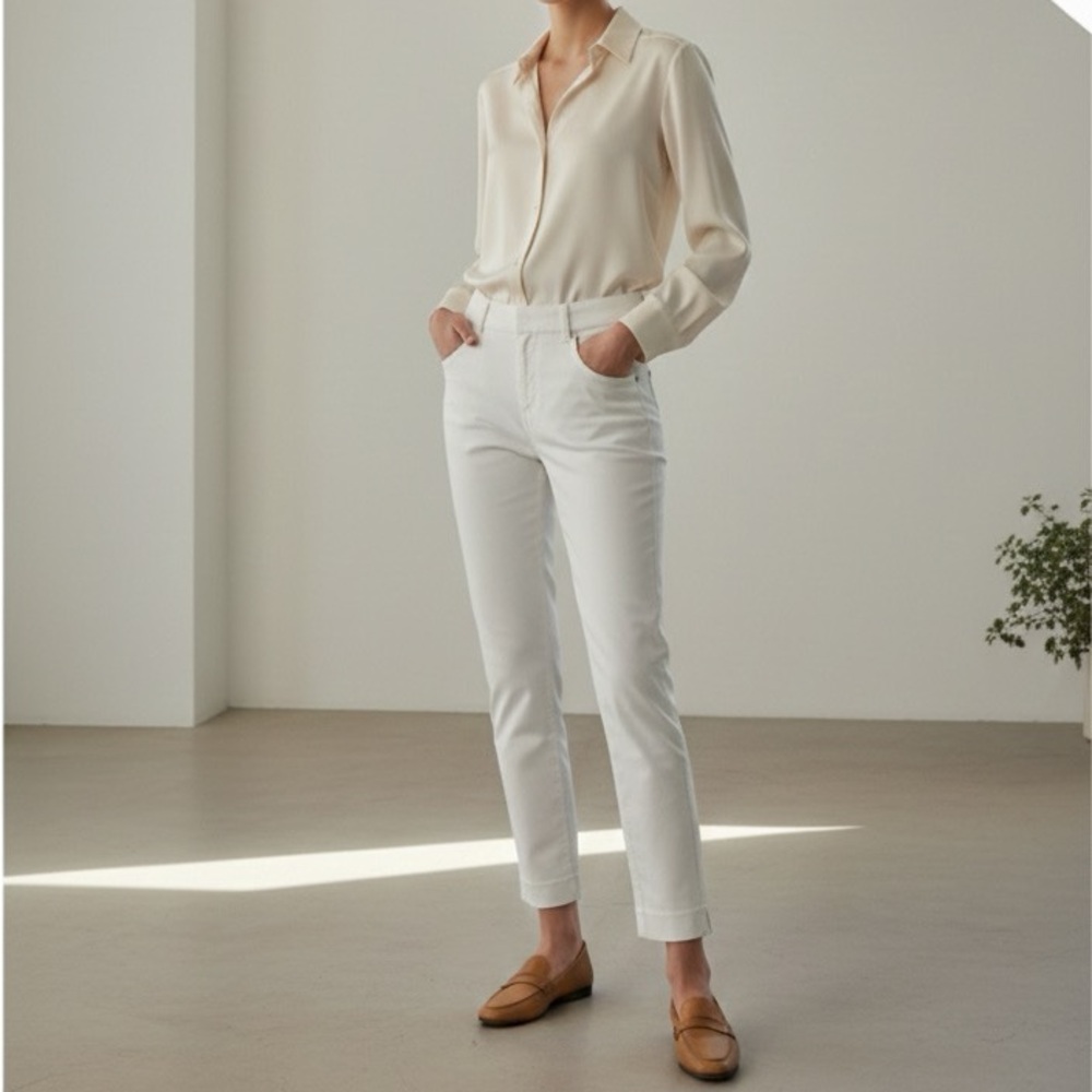 White Office Zara Trousers XS